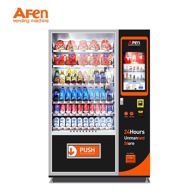 AFEN Hot Sale Refrigerated Automatic Drinks Snacks Combo Vending Machine