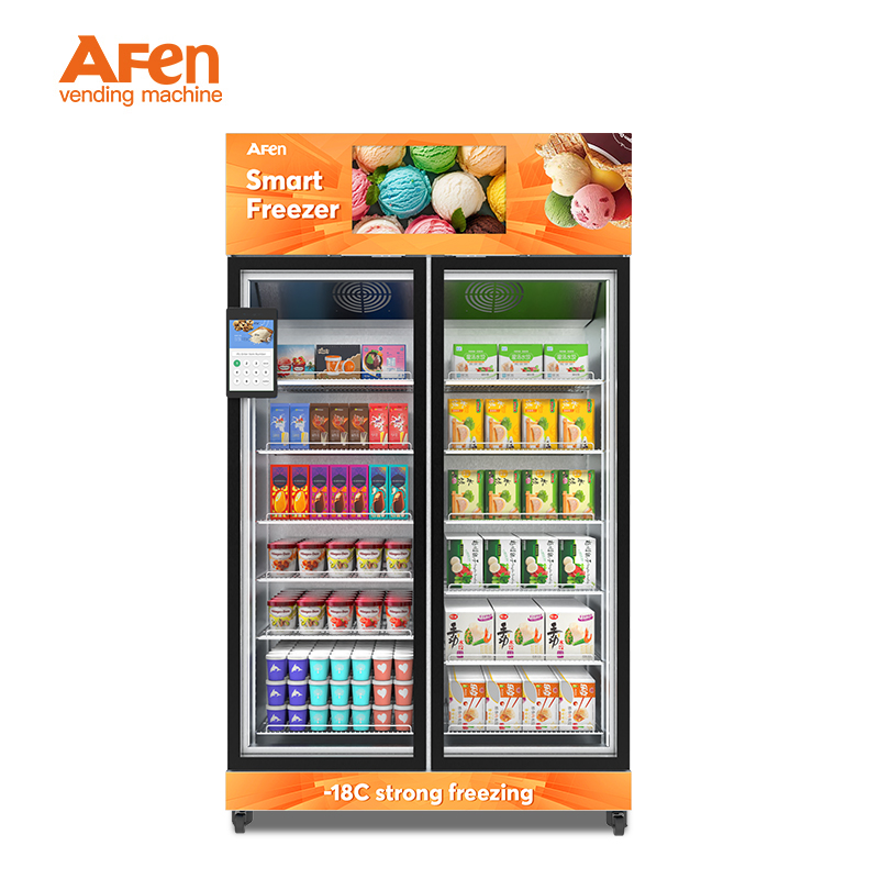 AF-1000L Smart fridge vending machine Select multiple items at once